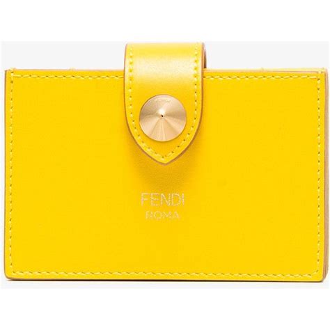 yellow fendi dress|yellow fendi wallet.